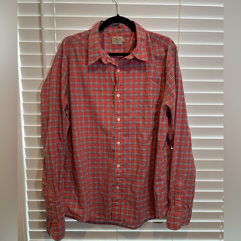 Faherty Long Sleeve Button‎ Up - Size XXL